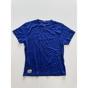 Tracksmith Merino Harrier Tee in Blue Women’s Crew Short Sleeve Running Small